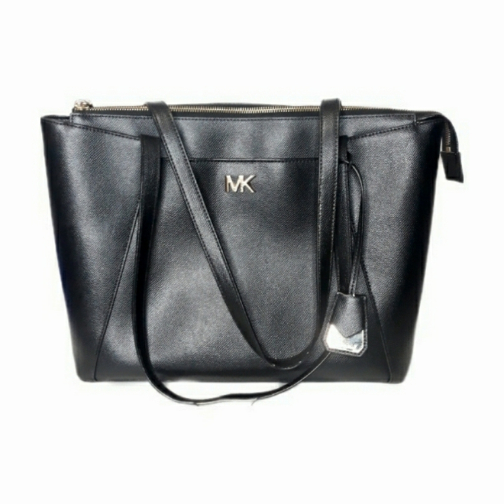 Michael Kors Maddie medium crossgrain leather tote bag